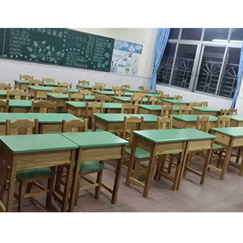 中小學生實木課桌椅